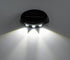 Solar Outdoor Wall Lights (4-Pack): IP44 Waterproof LED Sconces for Garden, Patio & Pathway Lighting（white light）