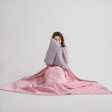 Christmas gifts for loved ones Aussie Summer Cooling Quilt – 4 Sizes, Breathable, Lightweight & Skin-Friendly for Refreshing Sleep All Season(pink,100cm*150cm)