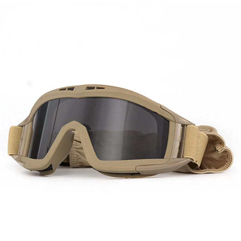 Christmas gifts for husband or boyfriend
 Tactical Safety Goggles, Anti-Fog HD Lens, Wind & Dust Protection for Outdoor & Tactical Use(khaki)