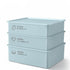 Underwear Panties Socks Box Close-fitting Clothing Storage Box Drawer Three-piece Cover with Compartment Household