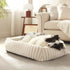 Dog Bed Soft Dog Bed Rabbit Velvet Dog Bed Teddy Fabric Dog Bed Cozy Dog Bed - White - Size 36in*27in