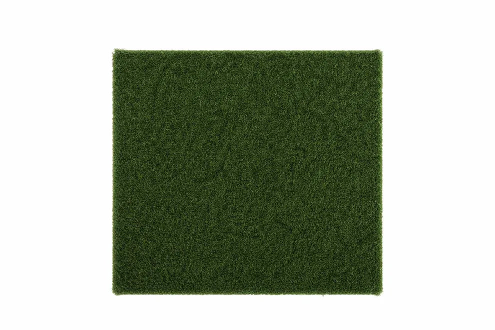 2Pk 15x15cm Square Faux Grass Tiles Sheet DIY Craft Fake Mat Artificial Turf