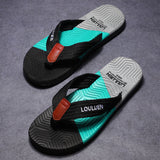 Men's Flip Flops with EVA-PVC Dual Sole, Black for Comfort & Style for Summer Beach & Daily Wear(41)