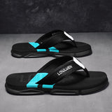 Men's Flip Flops: 4 Colors, EVA-PVC Blend, Comfort & Style for Summer Beach & Daily Wear(Black-green-43)
