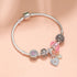 Rose Gold Petal Zircon Bracelet(18cm)