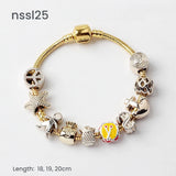 10 Styles Charm Bracelets Set: Colorful Alloy & Glass Beaded Bracelets,Buy 2 for Better Price(double)