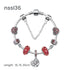 11 Styles Charm Bracelets Set,Colorful Alloy & Glass Beaded Bracelets,Buy 3 for Better Price(triple)