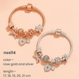 10 Styles Charm Bracelets Set: Colorful Alloy & Glass Beaded Bracelets,Buy 3 for Better Price(triple)