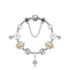 Clover Pendant Bracelet: Alloy, Zircon & Resin with Bright, Sweet Style(19cm)