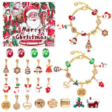 Christmas DIY Jewelry & Craft Advent Calendar(M-14-Bell Version,20*17*1.1)