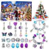 Christmas DIY Jewelry & Craft Advent Calendar(M-34,20*17*1.3cm)