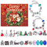 Christmas DIY Jewelry & Craft Advent Calendar(Christmas reindeer,20*17*1.1)