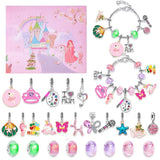 Christmas DIY Jewelry & Craft Advent Calendar(YD-05-Castle,20*17*1.1cm)
