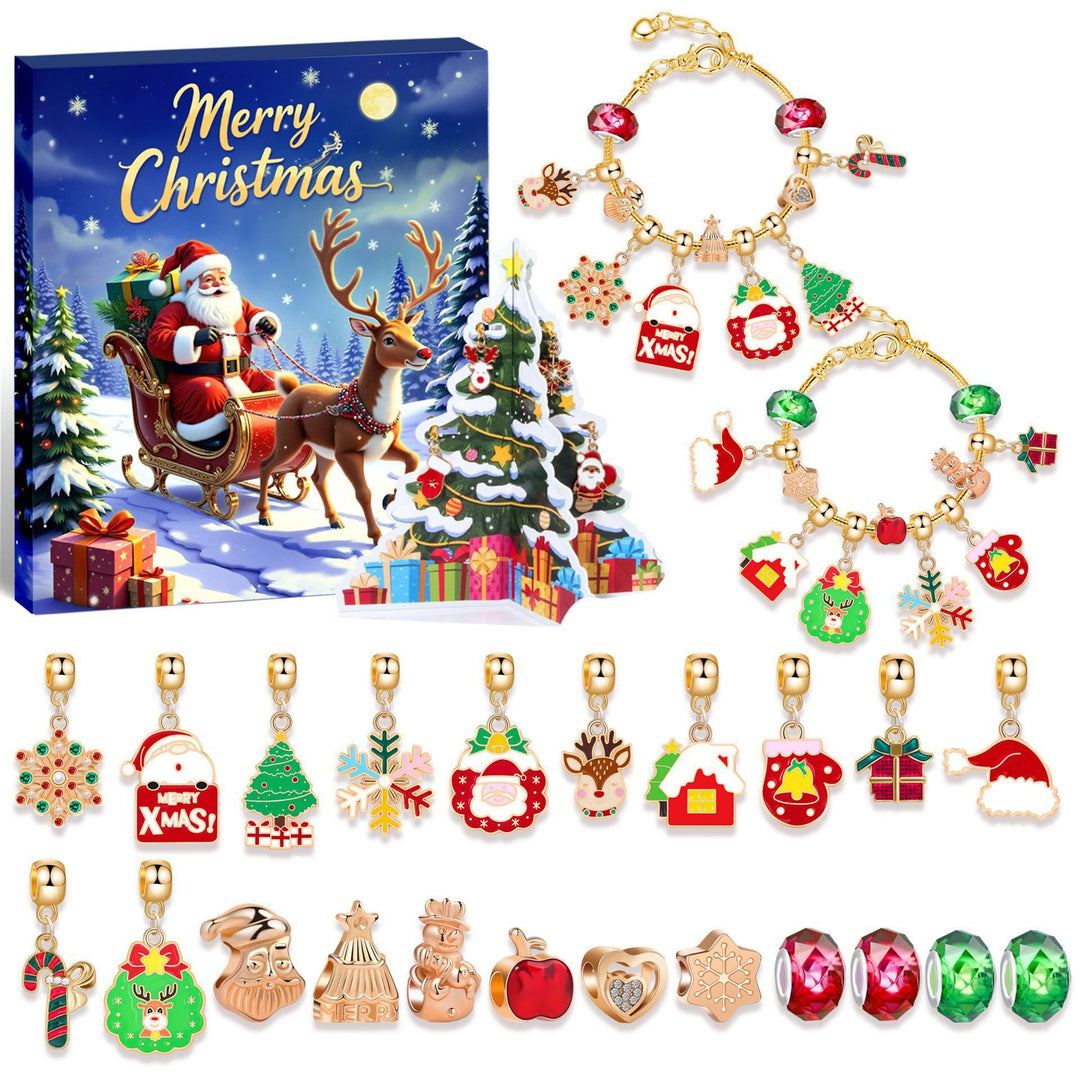Christmas DIY Jewelry & Craft Advent Calendar(
YD-08,20*17*1.3cm)