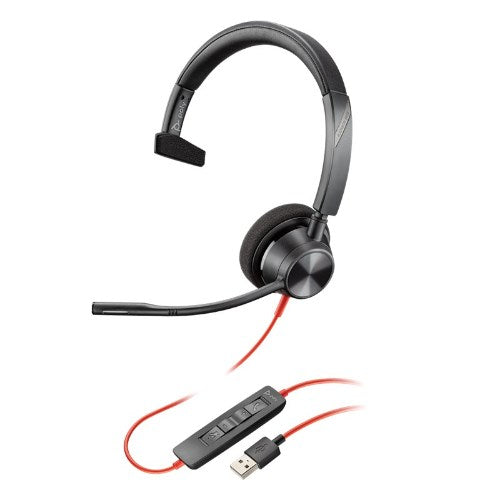 POLY BLACKWIRE 3310 USB-A HEAD SET