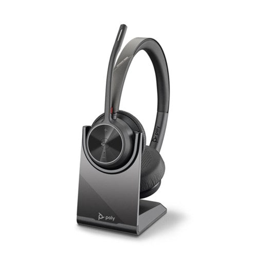 POLY VOYAGER 4320 MICROSOFT TE AMS CERTIFIED HEADSET BT700 D ONGLE CHARGING STAND