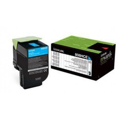 Lexmark High Yield Corporate Toner Cartridge for CX410 & CX510 Printer Series 3000 Pages Yield Cyan