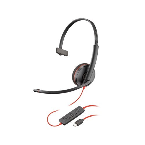 POLY BLACKWIRE 3210 MONOAURAL USB-C HEADSET