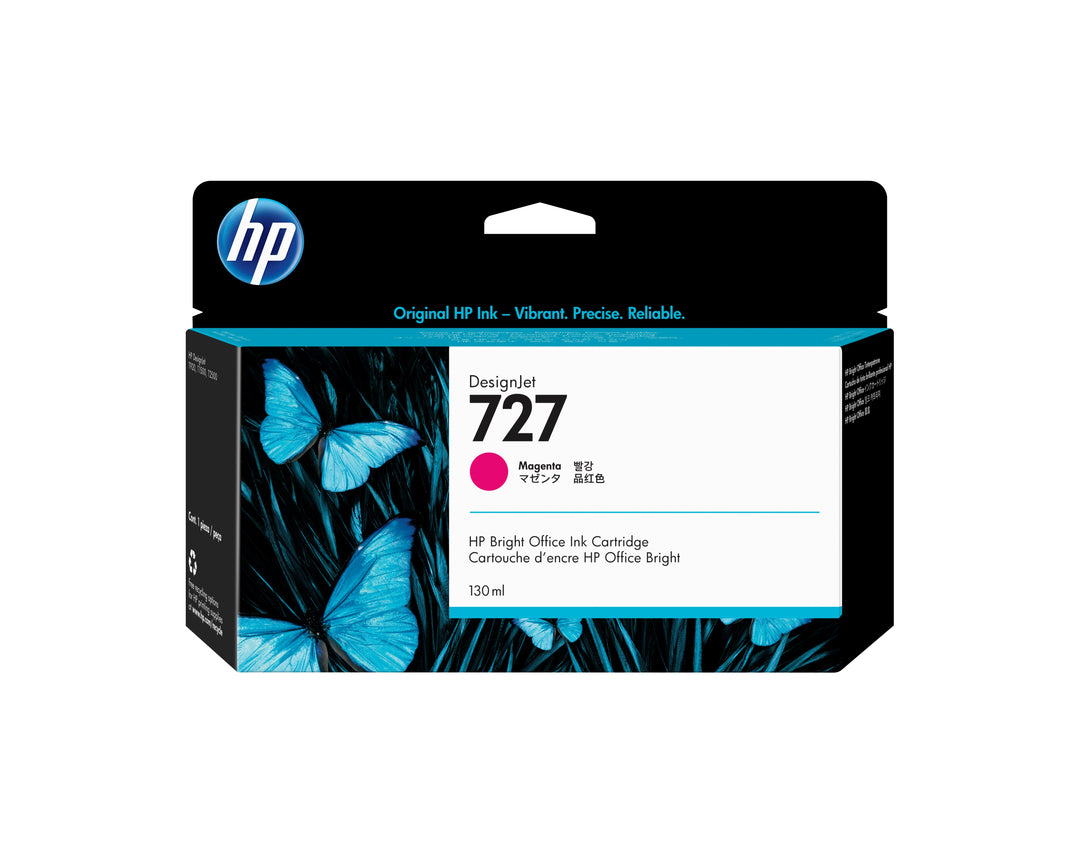 HP 727 130-ml Magenta DesignJet Ink Cartridge