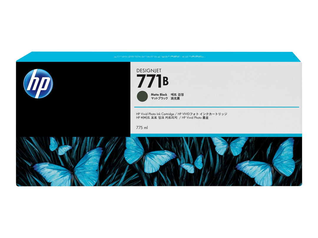 HP 771B 775ML MATTE BLACK DESIGNJET INK CARTRIDGE - Z6200/Z6800/Z6810
