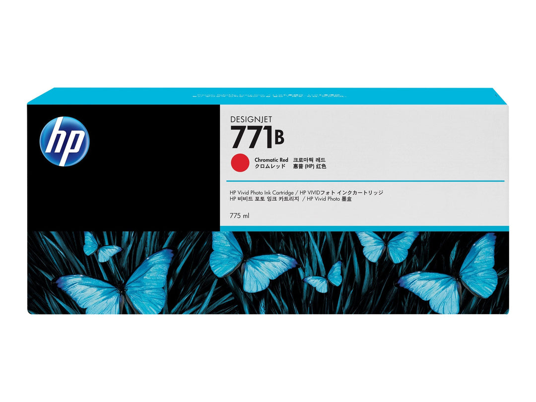 HP 771B 775ML CHROMATIC RED DESIGNJET INK CARTRIDGE - Z6200/Z6800
