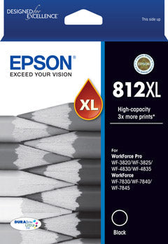 Epson 812XL ink cartridge 1 pc(s) Original High (XL) Yield Black