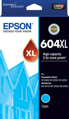Epson 604XL ink cartridge 1 pc(s) Original High (XL) Yield Cyan