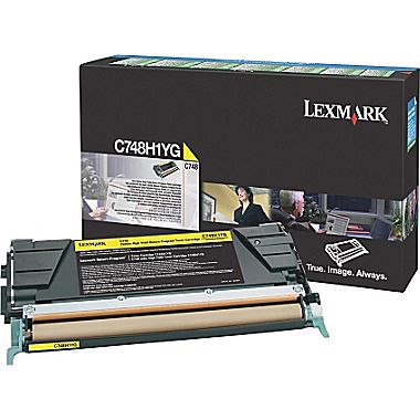 Lexmark Return Programme Toner Cartridge for C748 & X748 Printer Series 10000 Pages Yield Yellow