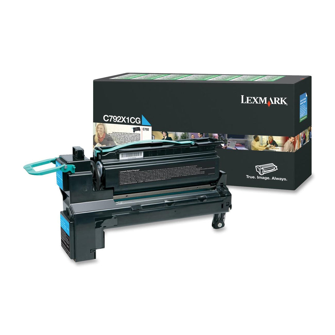 Lexmark Return Programme Print Cartridge for C792 & X792 Printer Series 20000 Pages Yield Cyan