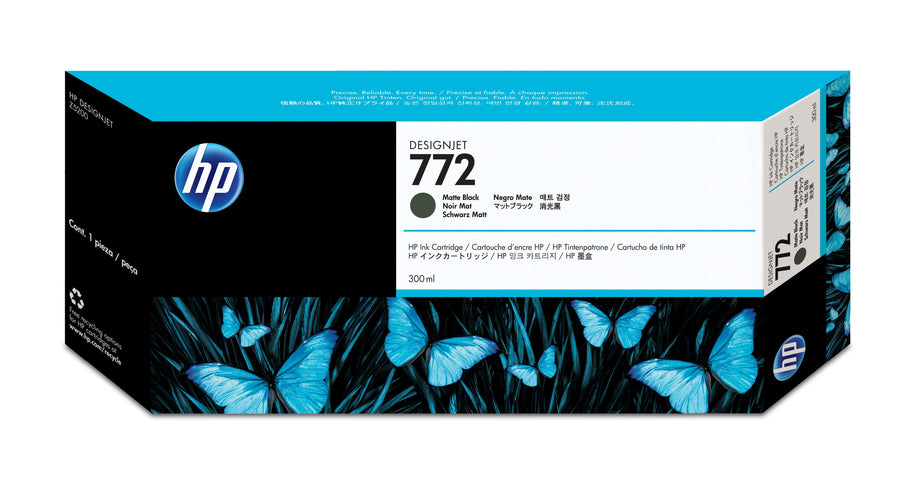 HP 772 300-ml Matte Black DesignJet Ink Cartridge