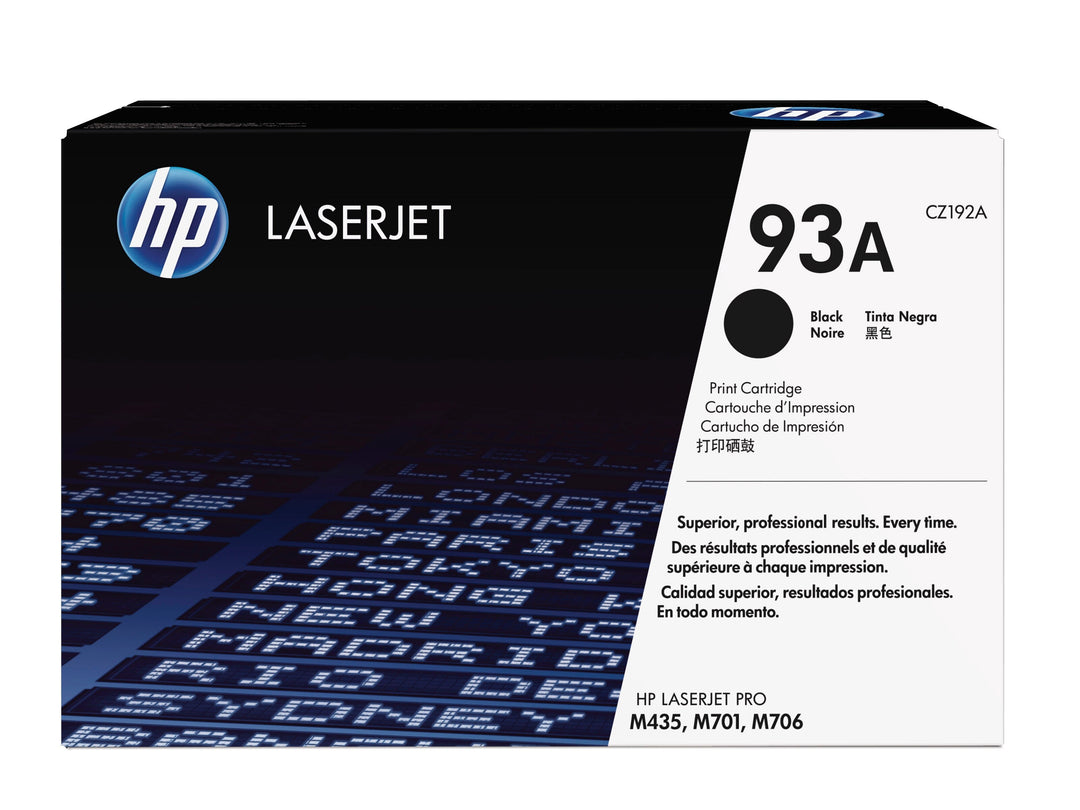 HP 93A Black Original LaserJet Toner Cartridge