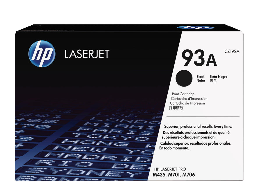 HP 93A Black Original LaserJet Toner Cartridge