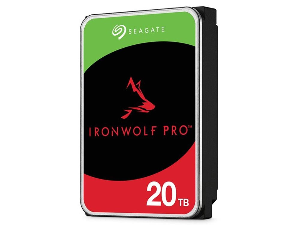 Seagate 20TB 3.5' IronWolf PRO NAS SATA 6Gb/s 7200RPM 256MB Cache HDD. 5 Years Warranty