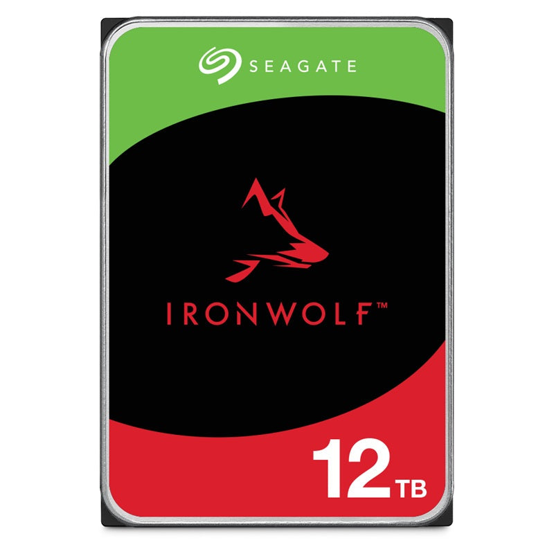 Seagate 12TB 3.5' IronWolf SATA3 NAS 24x7 7200RPM Performance HDD (ST12000VN0008) 3 Years Warranty