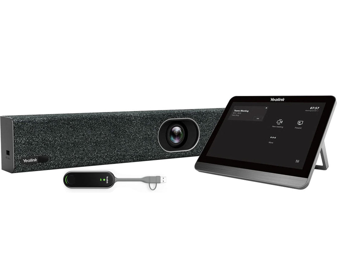 Yealink MeetingBar A20 Microsoft Teams and Zoom Rooms on Android for Small Rooms,6-10 people, CTP18 Touch Panel and WPP30 Wireless Sharing