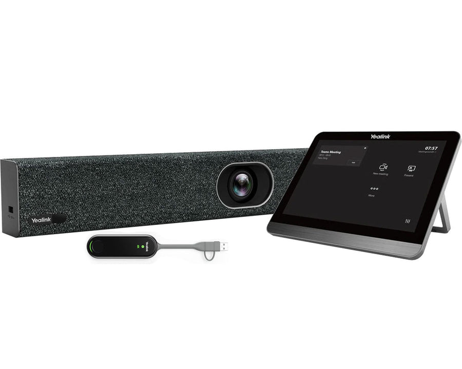 Yealink MeetingBar A20 Microsoft Teams and Zoom Rooms on Android for Small Rooms,6-10 people, CTP18 Touch Panel and WPP30 Wireless Sharing