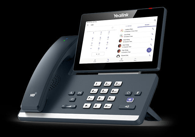 Yealink MP58 Microsoft Teams Android Phone, Teams and Skype Compatible, 7' Colour Touch Screen, HD Audio, Built-in Bluetooth and WiFi, EOL