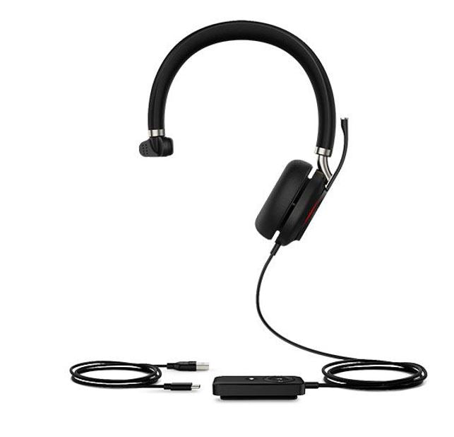Yealink UH38 Mono USB and Bluetooth Headset,USB-A, UC Call Controller, Dual Noise-Canceling Mics, Busy Light, Microsoft Teams & UC Certified, EOL