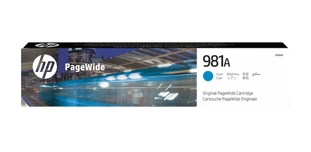 HP 981A Cyan Original PageWide Cartridge