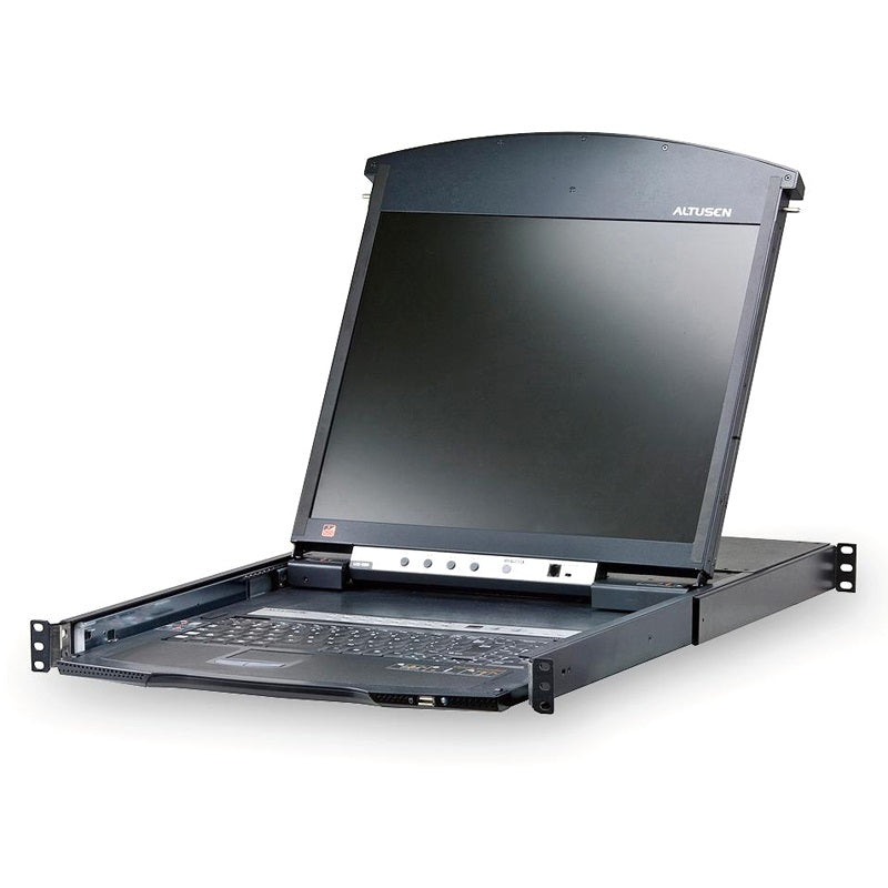 Aten 16 Port Rackmount USB-PS/2 Cat5 17' LCD KVM Over IP Switch with Daisy Chain