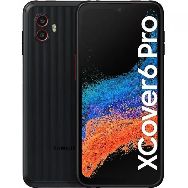 Samsung Galaxy XCover6 Pro 5G 128GB - Black *AU STOCK*, 6.6', Full HD+, 60Hz, 6GB/128GB, 50MP/13MP, IP68, Single SIM, 4050mAh, 2 Years Warranty
