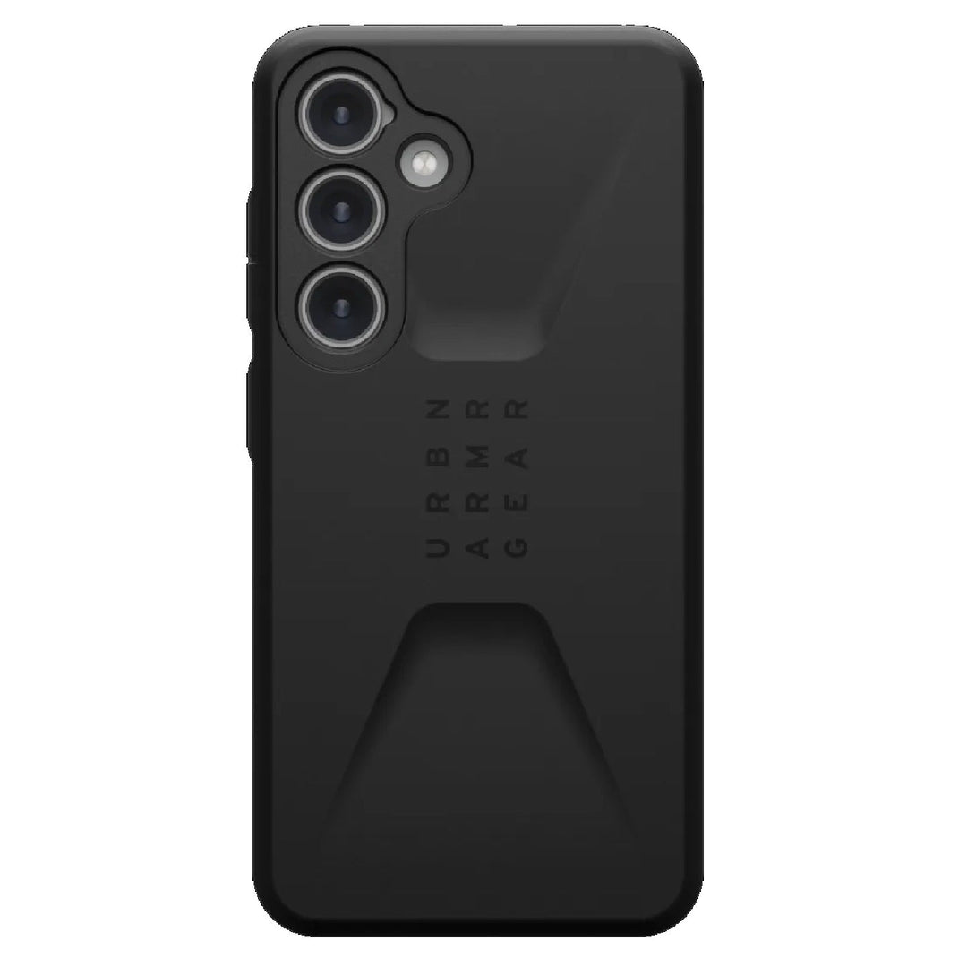 UAG Civilian Samsung Galaxy S24 5G (6.2') Rugged Case - Black (214437114040), 20ft. Drop Protection (6M), Raised Screen Surround, 10 Years Warranty