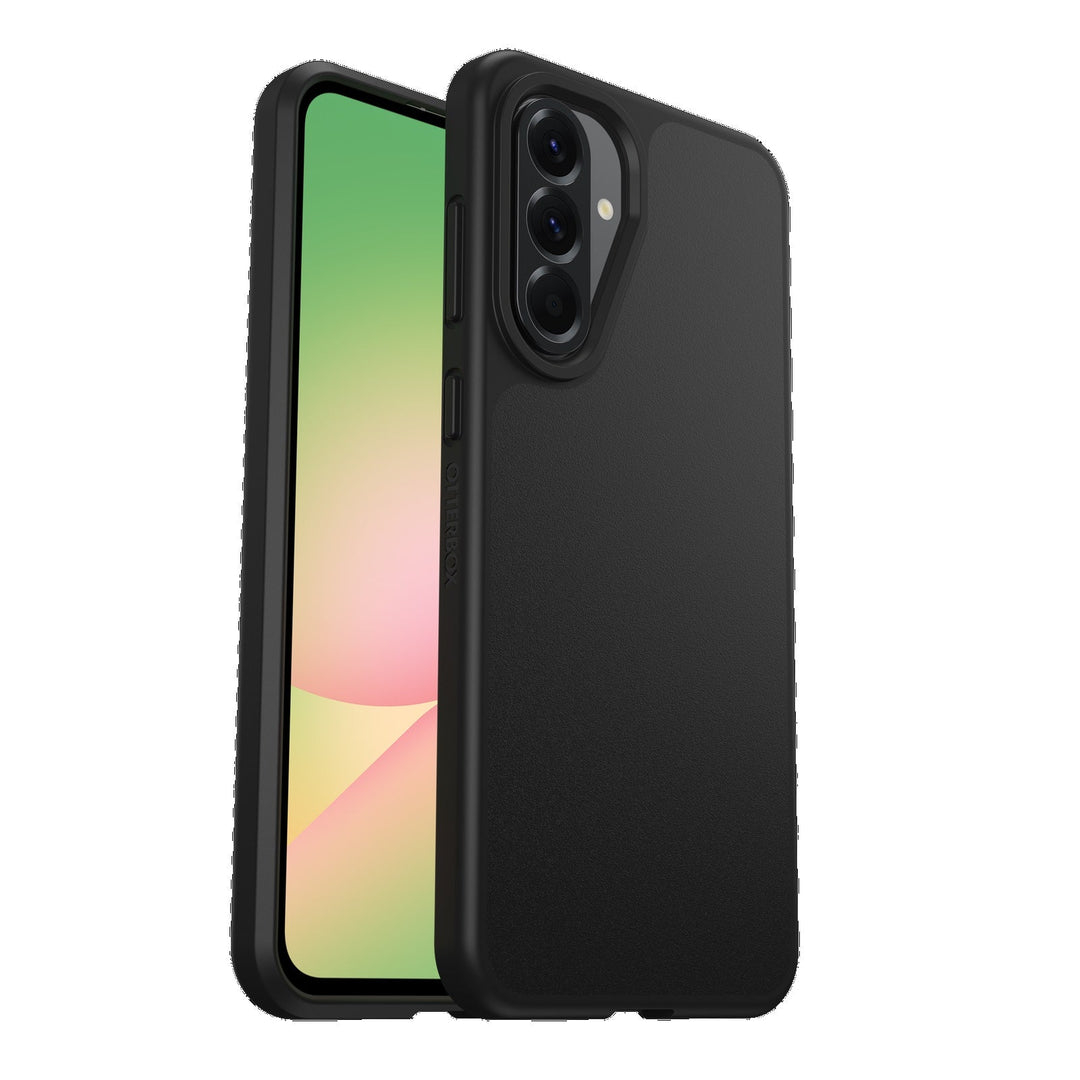 OtterBox React for Samsung Galaxy A56 5G (6.7") Case Black - (77-97791), Antimicrobial, DROP+ Military Standard, Raised Edges, Hard Case, 7 Years Warranty