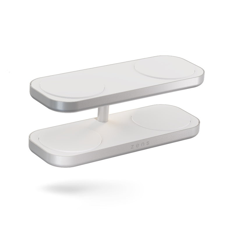 OtterBox 60W Zens Quattro Charger Pro 4 - White (78-81526), Qi2 Wireless Charging, Charge 4 Devices Simultaneously, 3 Years Warranty.