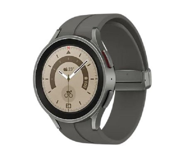 Samsung Galaxy Watch5 Pro Bluetooth (45mm) - Grey Titanium (SM-R920NZTAXSA), 1.4' ,Display, Dual-Core, 1.5GB/16GB, 590mAh, 2 Years Warranty