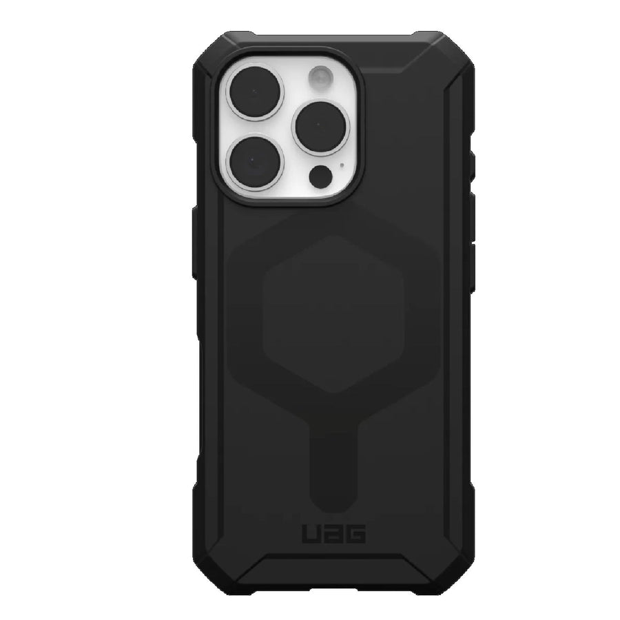 UAG Essential Armor MagSafe Apple iPhone 16 Pro Max (6.9') Rugged Case - Black(114449114040), 15ft. Drop Protection(4.6M), 10 Years Warranty