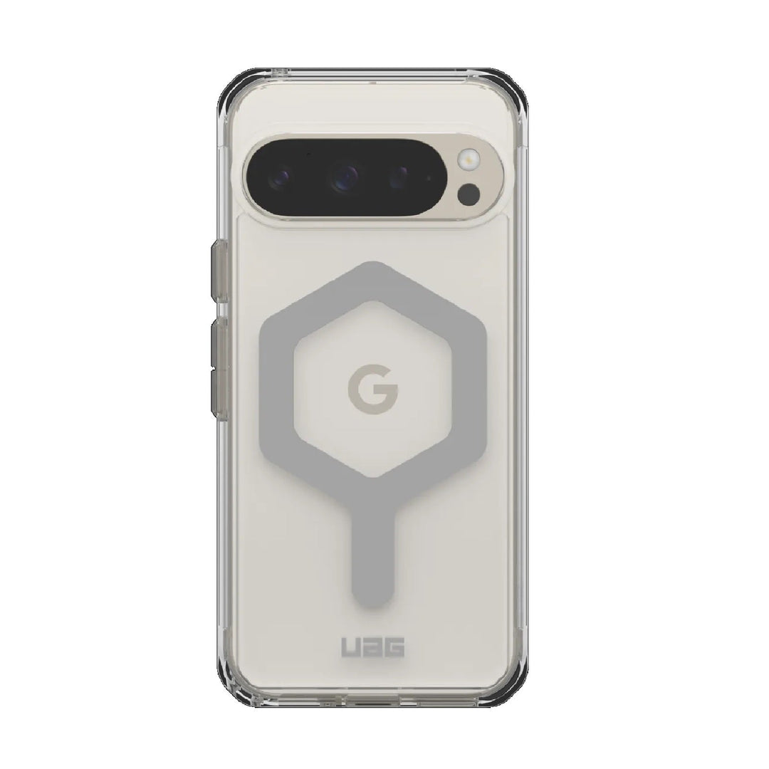 UAG Plyo Pro Google Pixel 9 Pro (6.3') Rugged Case - Ice/Silver (614458114333), 16 ft.Drop Protection(4.8M), Built-In Magnetic Module, 10 Years Warranty