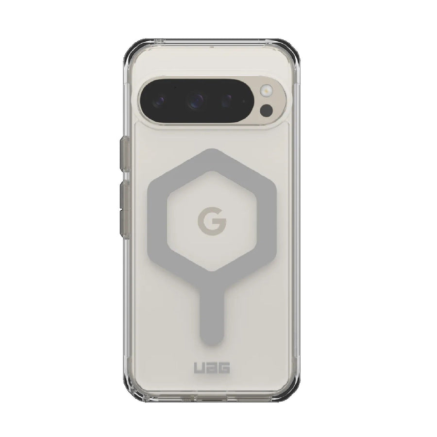 UAG Plyo Pro Google Pixel 9 Pro (6.3') Rugged Case - Ice/Silver (614458114333), 16 ft.Drop Protection(4.8M), Built-In Magnetic Module, 10 Years Warranty