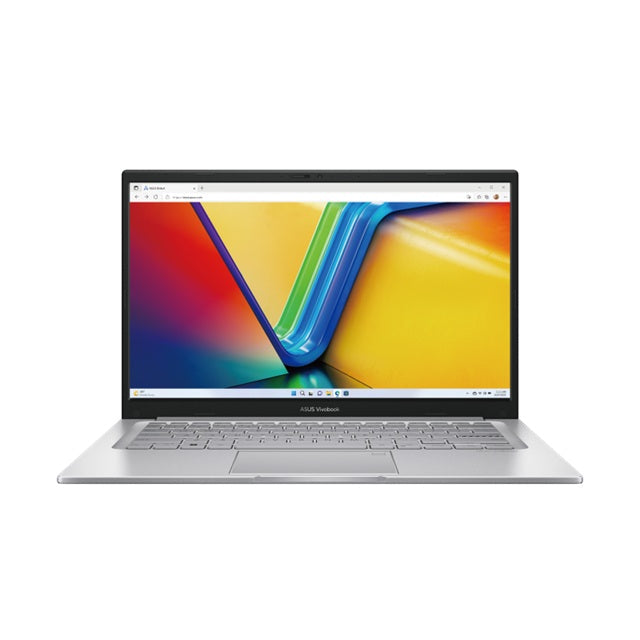 ASUS Vivobook X14 14' Intel I5-1334U 16GB  512G USB-C Windows 11 Pro WIFI 6E USB-C ErgoSense Keyboard Transparent Silver 1.4kg 1yr wty Notebook