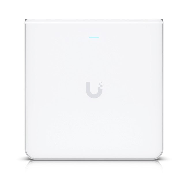 Ubiquiti UniFi Wi-Fi 6 Enterprise Sleek, Wall-mounted WiFi 6E Access Point, Integrated Four-port Switch, For High-density Office Network